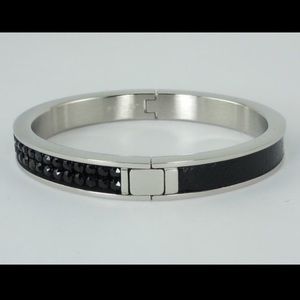 Swarovski Black Crystal Bangle